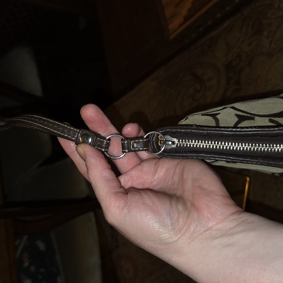 Coach Brown Jacquard Stripe Monogram Tote F13548 2009 GUC Project Bag - Picture 7 of 12